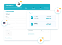 Disaster Recovery Planner Dashboard Illustration